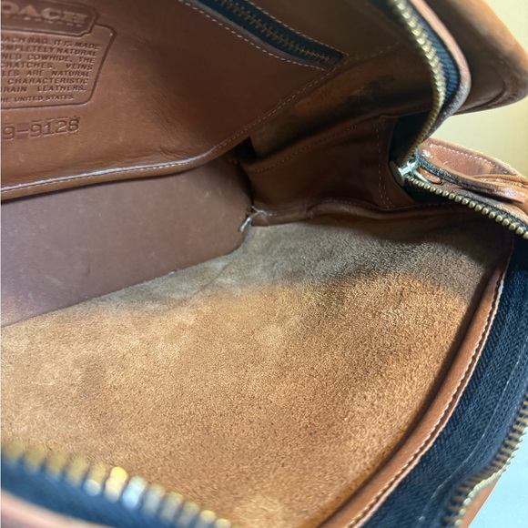 COACH vintage British tan OLIVER bag🔥9902 - Picture 11 of 16